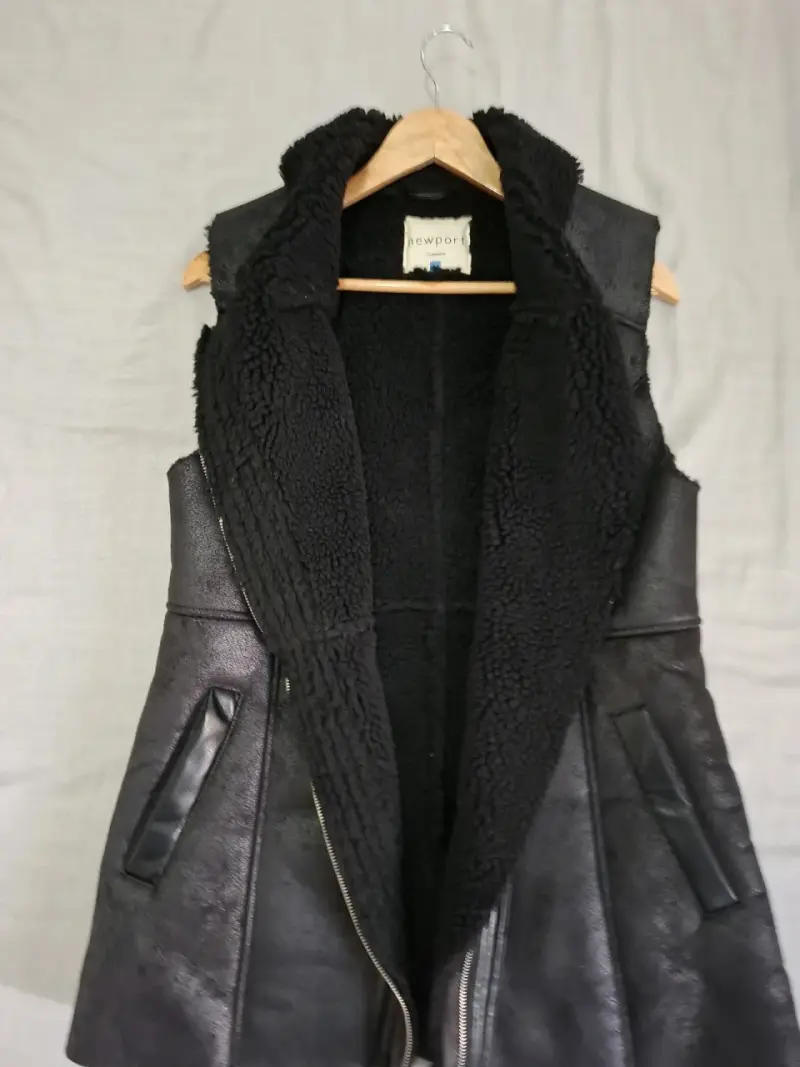 Chaqueta sin mangas negro - 6