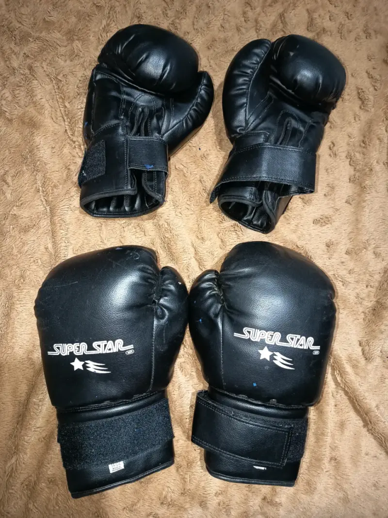Guantes de boxeo Super Star negros - 1