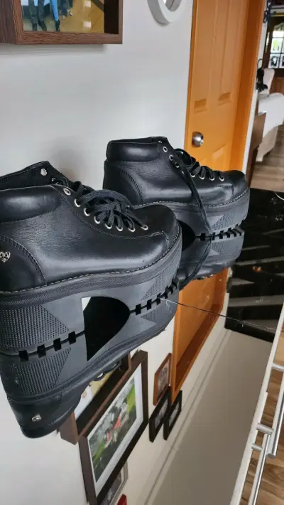 Botines negros plataforma talla 39 - miniatura 3