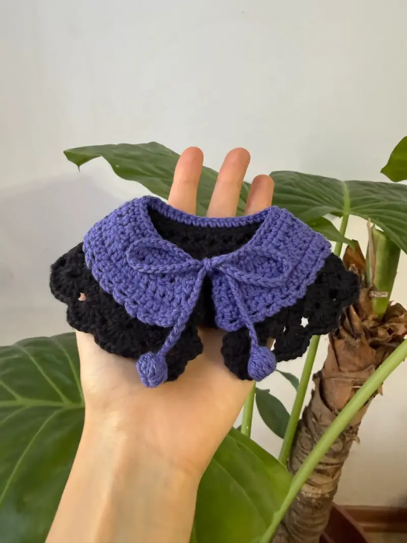 Cuello tejido para gato - 4