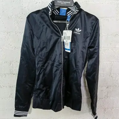Chaqueta negra deportiva Adidas - miniatura 1