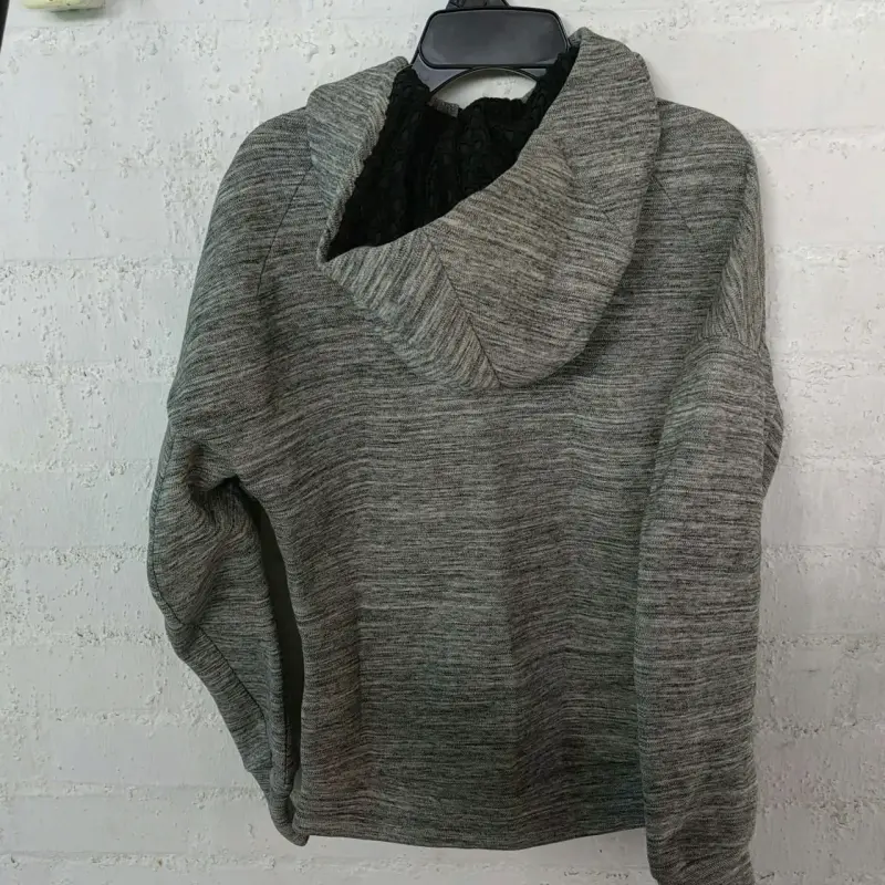 Polerón gris con capucha Adidas - 2