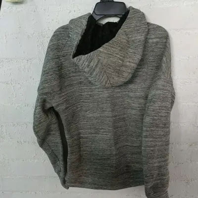 Polerón gris con capucha Adidas - miniatura 2