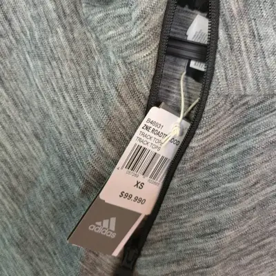 Polerón gris con capucha Adidas - miniatura 3