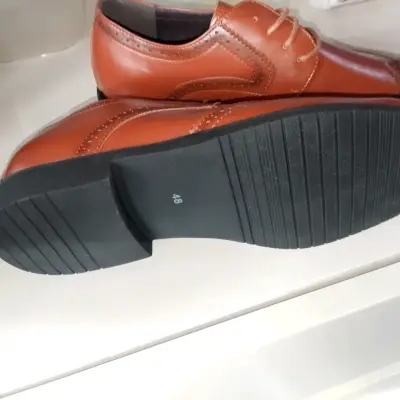 Zapatos formales de cuero marrón - miniatura 2