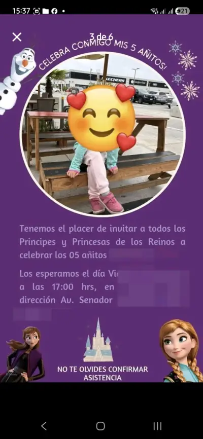 Invitación de cumpleaños - miniatura 3
