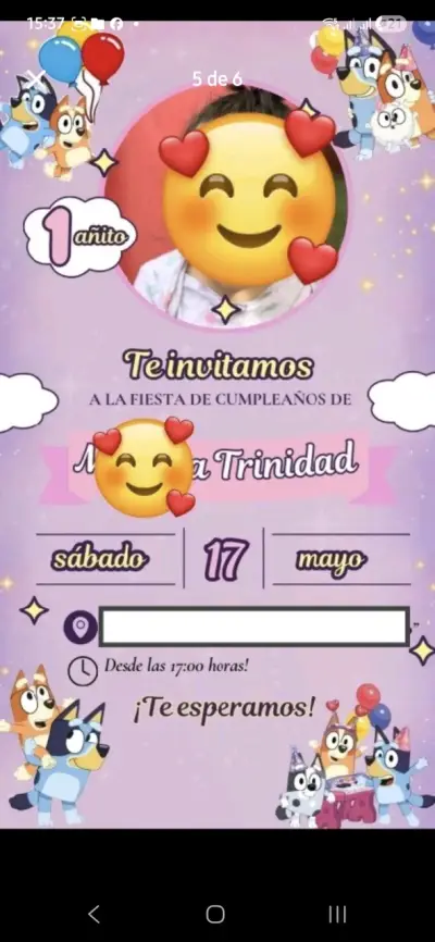 Invitación de cumpleaños - miniatura 5