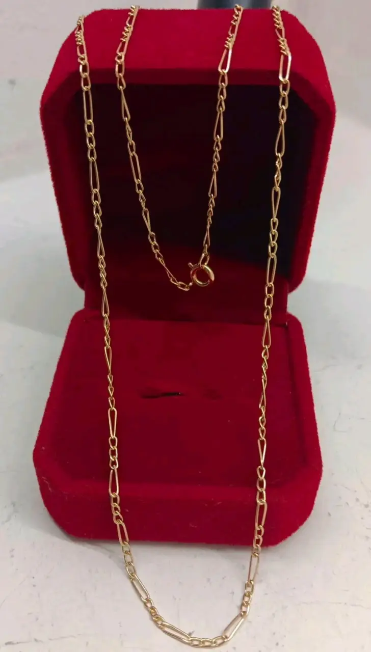 Cadena de oro estilo cartier