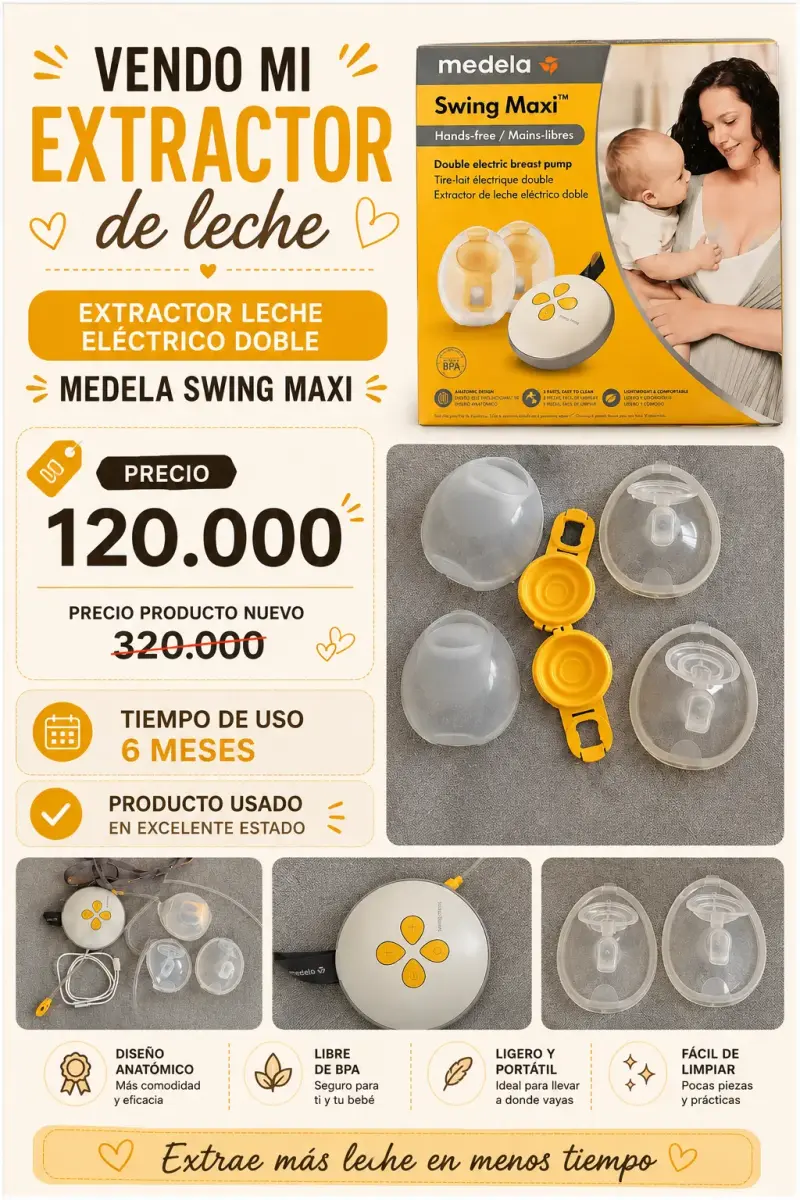 Extractor de leche Medela Swing Maxi - 1