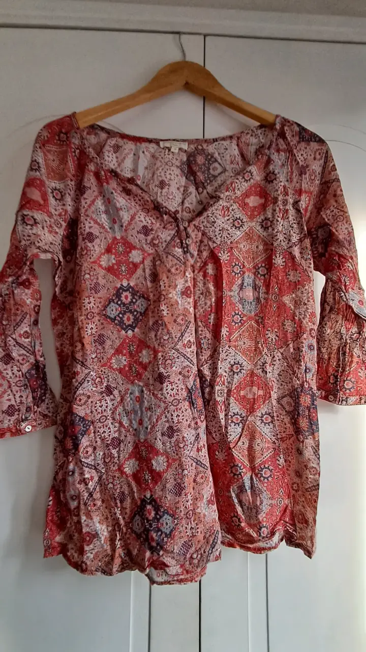 Blusa estampada bohemia