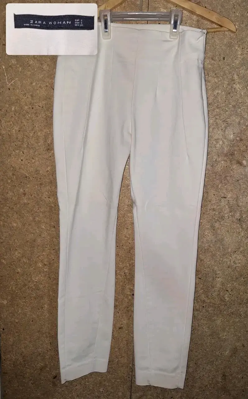 Pantalón blanco Zara Woman