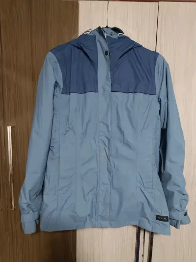 Parka azul mujer impermeable - miniatura 2