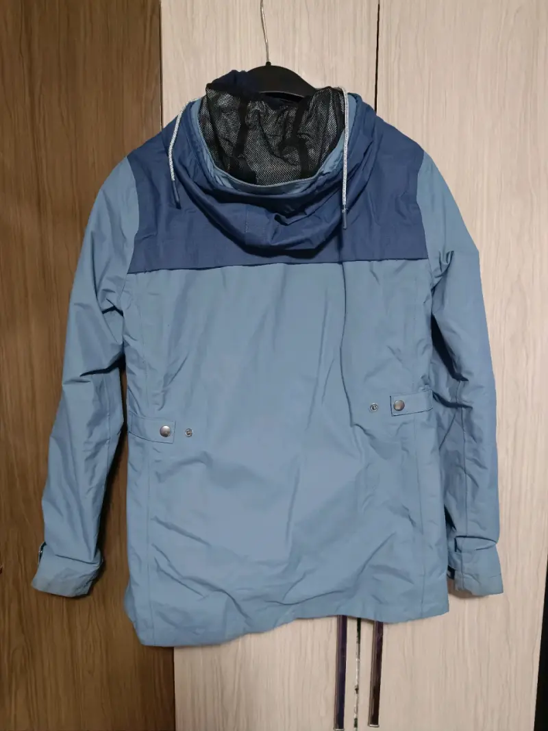 Parka azul mujer impermeable - 3