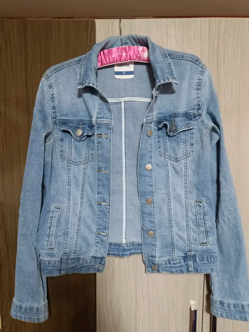 Chaqueta de mezclilla azul - 1