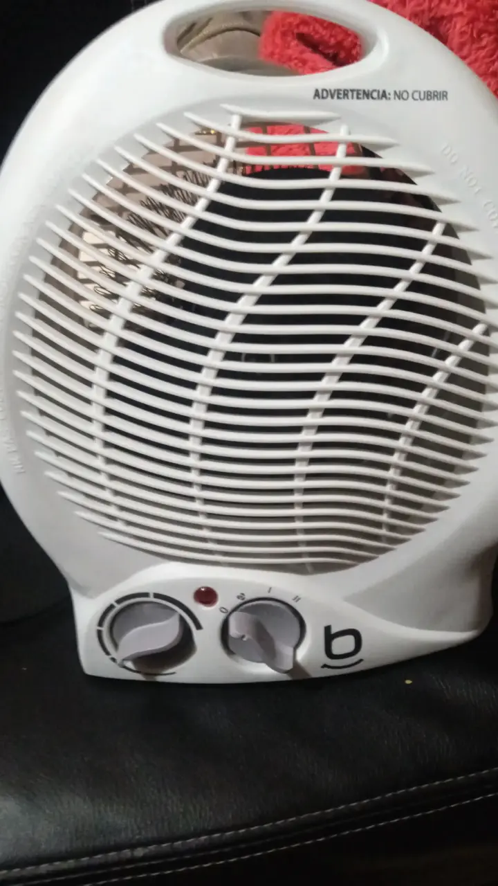 Calefactor portátil blanco