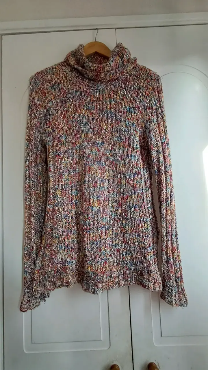 Suéter multicolor de lana