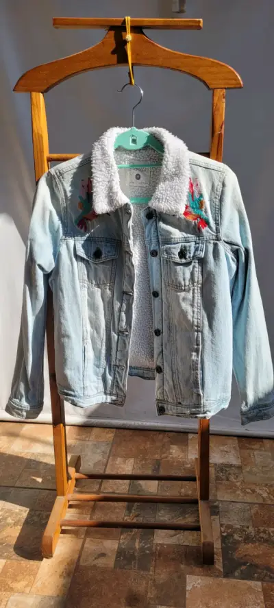 Chaqueta mezclilla con  sherpa - miniatura 1