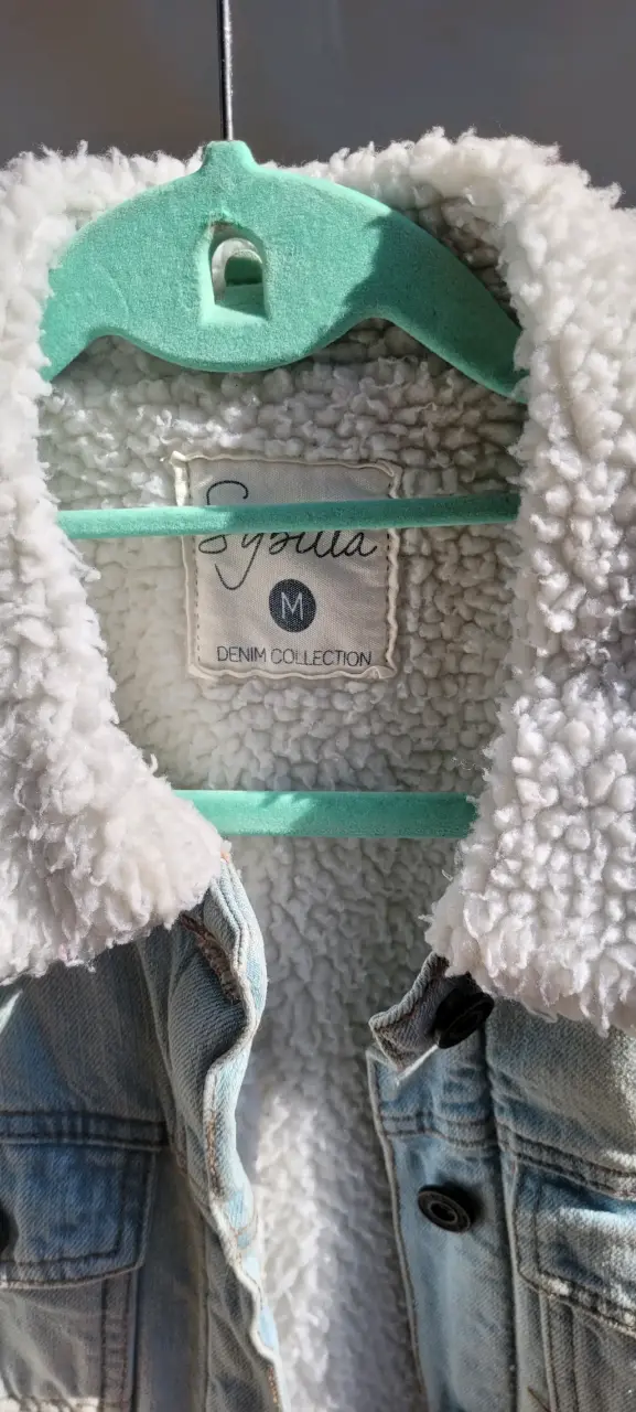 Chaqueta mezclilla con sherpa - 3