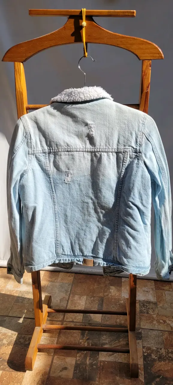 Chaqueta mezclilla con sherpa - 4