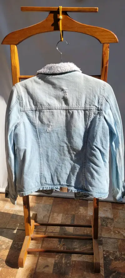 Chaqueta mezclilla con  sherpa - miniatura 4
