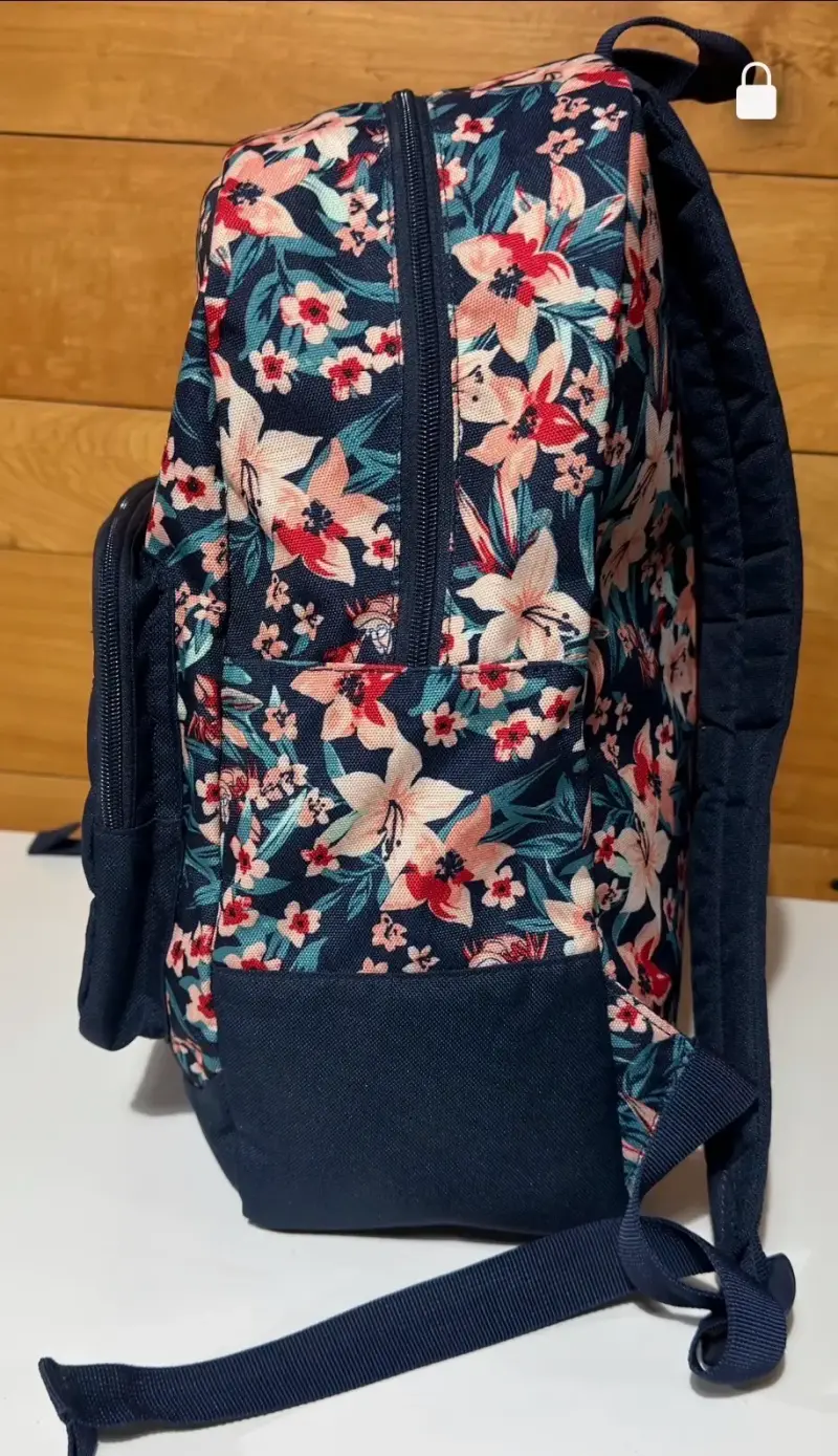 Mochila ROXY floral azul - 3