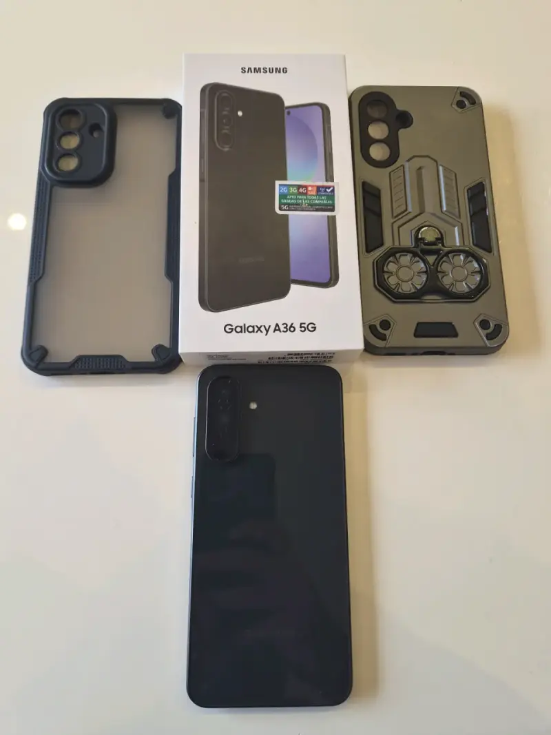 Samsung Galaxy A36 256 GB 5G con 2 carcasas - 5