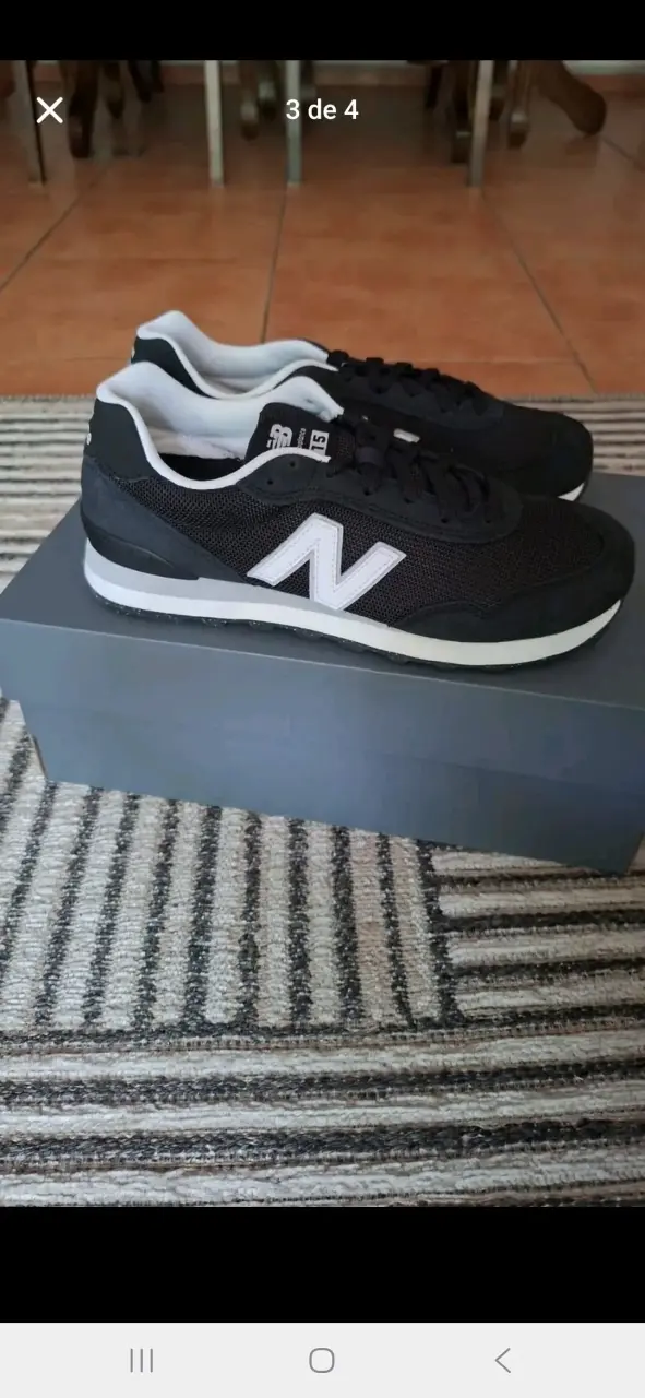 Zapatillas deportivas negras New Balance talla 38 - 1
