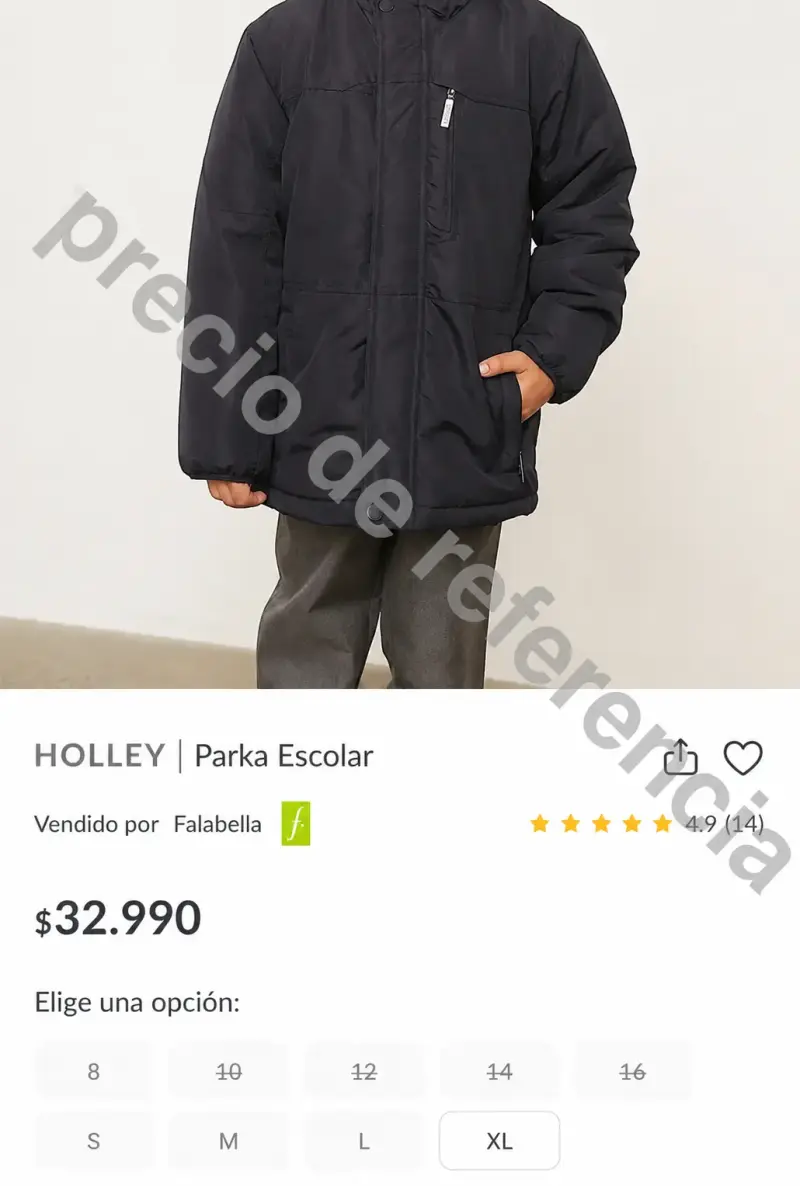 Parka Holley escolar impermeable - 3