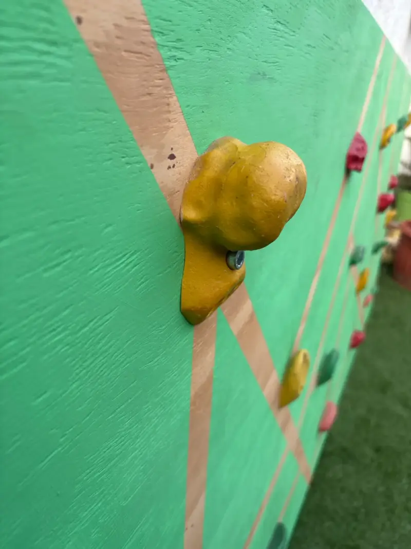 Muro de escalada infantil verde - 2