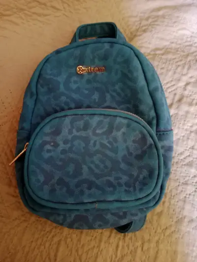 Mochila azul Xtrem con estampado - miniatura 2
