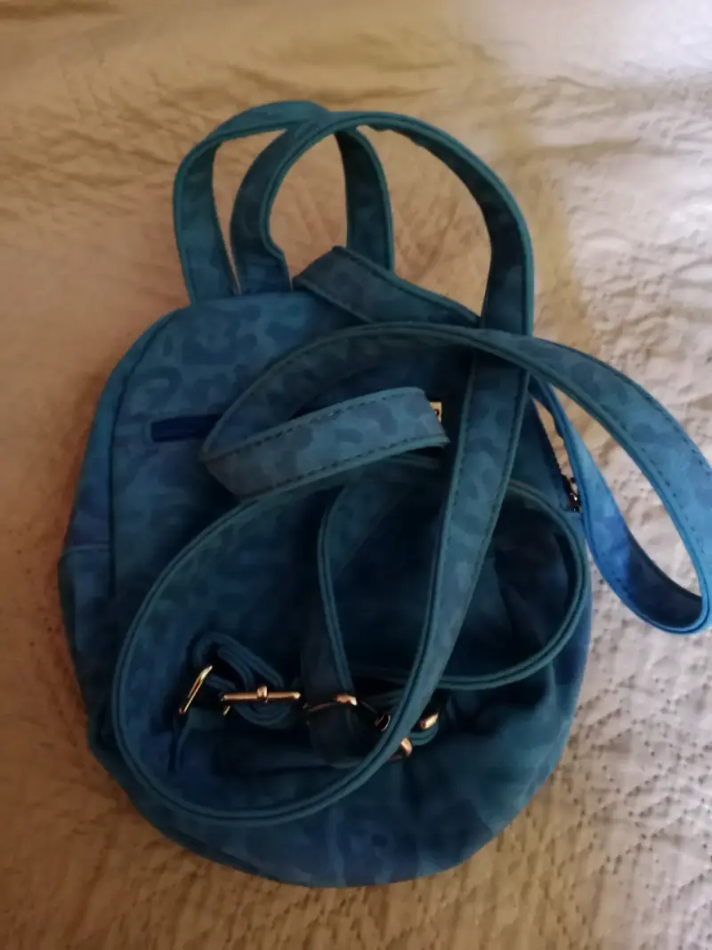Mochila azul Xtrem con estampado - 4