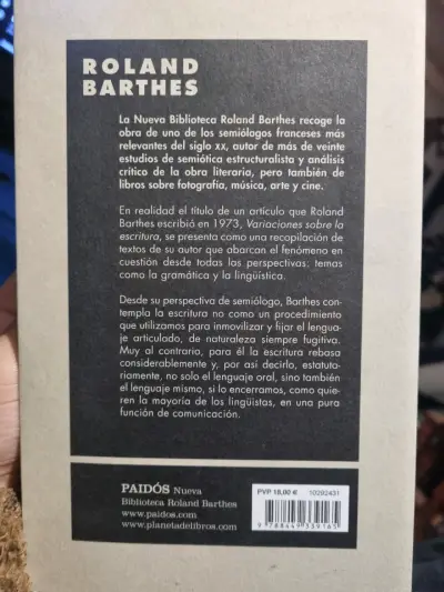 Libro 'Variaciones sobre la escritura' - miniatura 2
