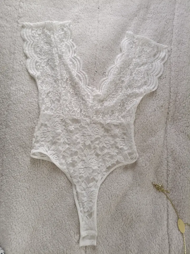 Body blanco de encaje - 2