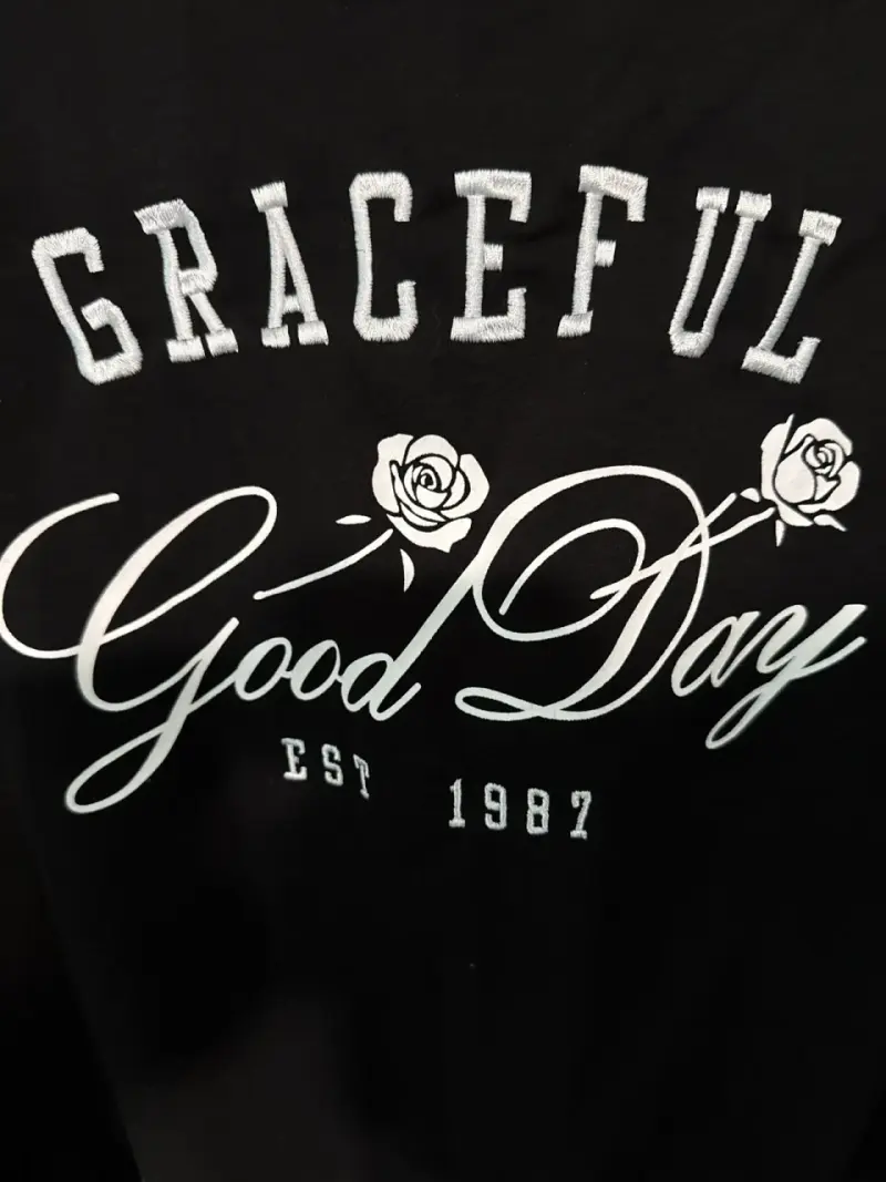 Polerón negro 'Good Day' - 3