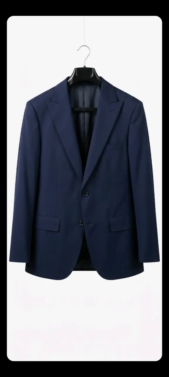Blazer azul marino elegante - 3