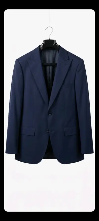 Blazer azul marino elegante - miniatura 3