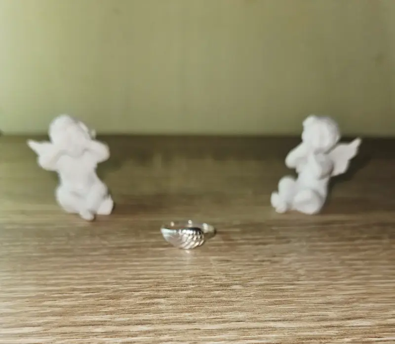 Anillo de plata con diseño - 1