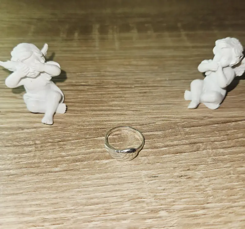 Anillo de plata con diseño - 2