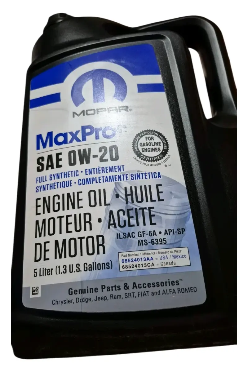 Aceite de motor Mopar 0W-20 - 1