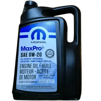 Aceite de motor Mopar 0W-20 - miniatura 2