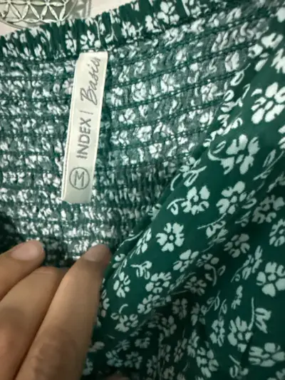 Vestido floral verde - miniatura 3