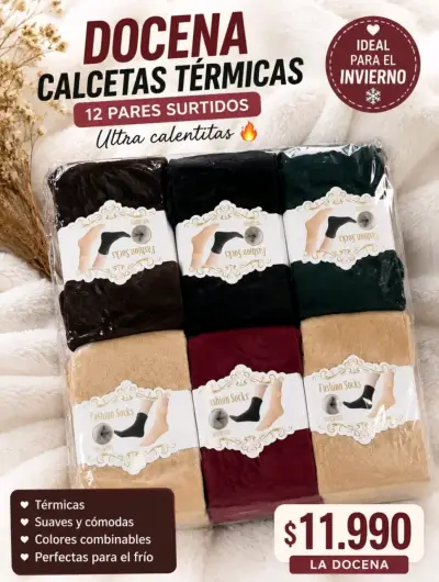 Docena calcetas térmicas - miniatura 1