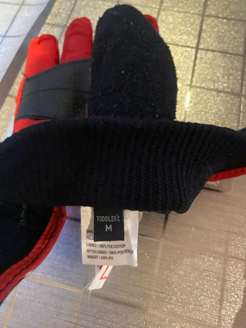 Guantes de esquí rojos niño/a - 3