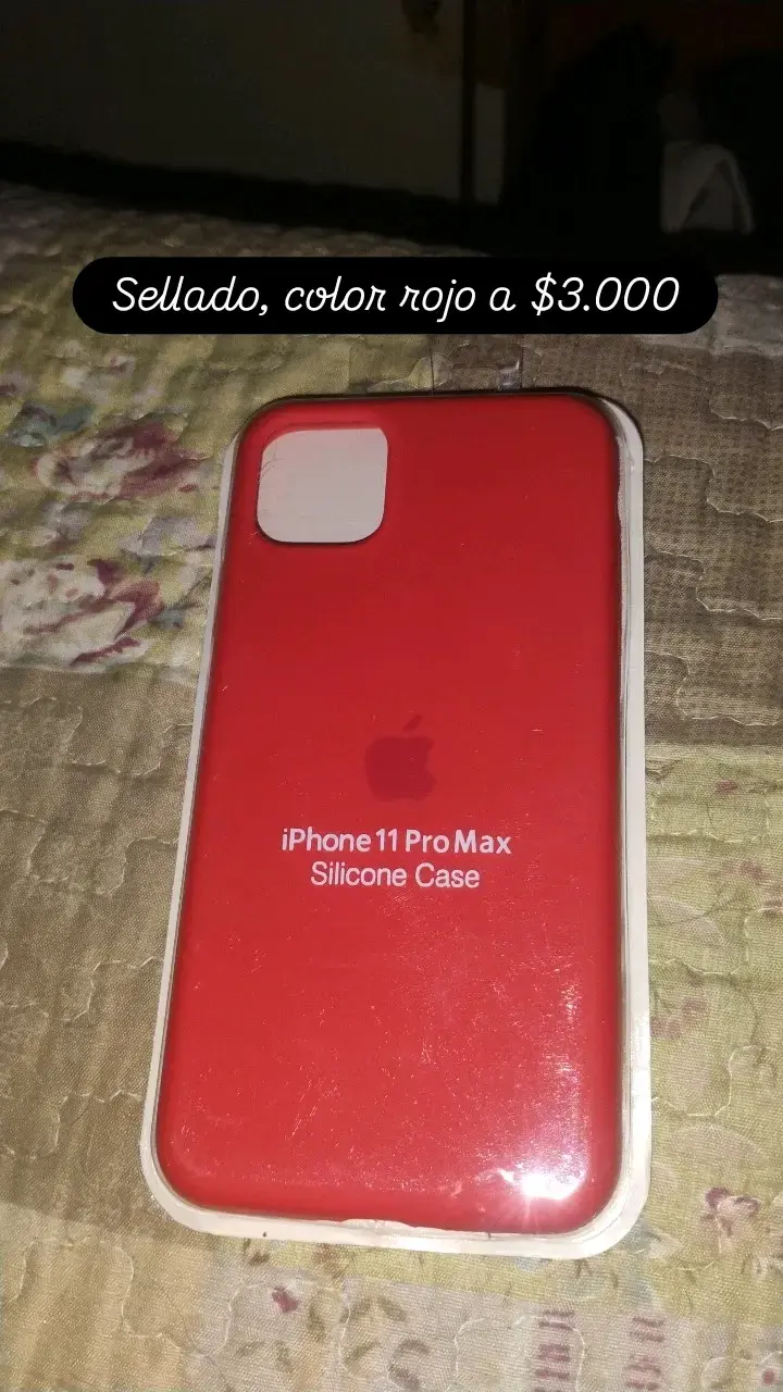 Funda iPhone 11 Pro Max roja