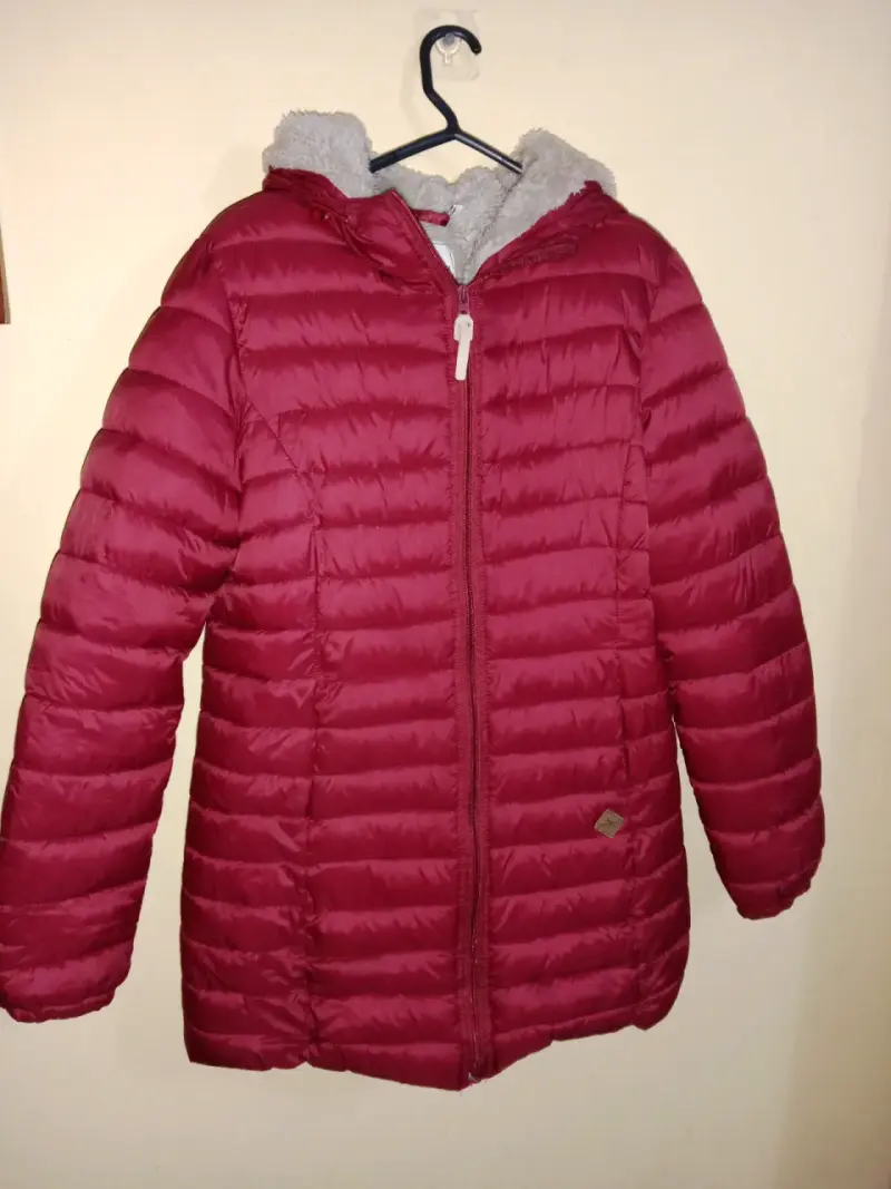 Parka acolchada roja - 1
