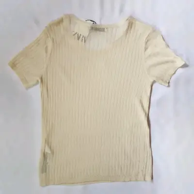 Polera beige marca Zara (retorno) - miniatura 2