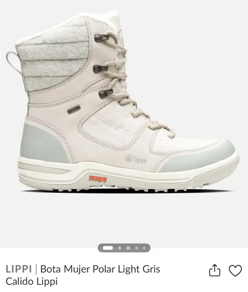 Bota Mujer Gris Polar Light - 1