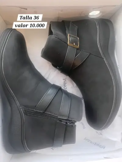 Botines negros talla 36 - miniatura 1