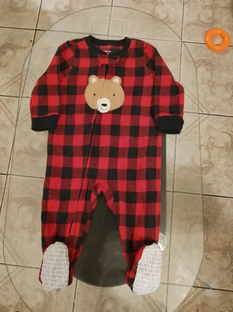 Pijama enterito de bebé talla 9 meses - 1