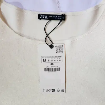 Polera beige manga larga - miniatura 2